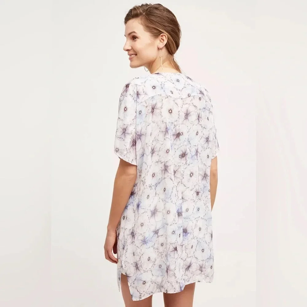 Anthropologie One September Lyla Floral Sequin Tunic Size Medium - Picture 2 of 14